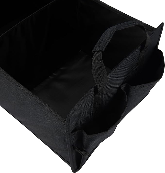 Carhartt Universal Collapsible Cargo Trunk Organizer, Portable Accessory Storage Organizer for Automotive, SUV, Trucks & Cars, Black, One Size