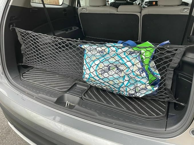 Rear Trunk Organizer Cargo Net for Honda Pilot 2016–2026 – Envelope Style Cargo Net for SUV – Premium Mesh Car Trunk Organizer Vehicle Carrier Storage – Compatible with Pilot