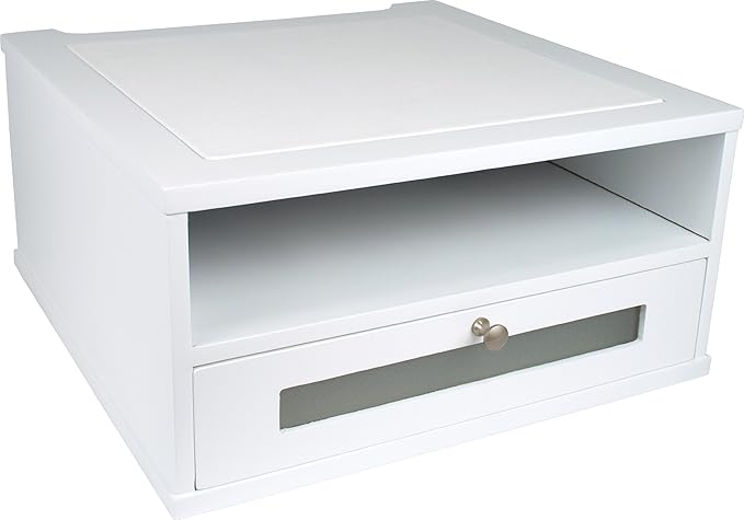 Victor Wood Monitor Riser, W1175 (Pure White)