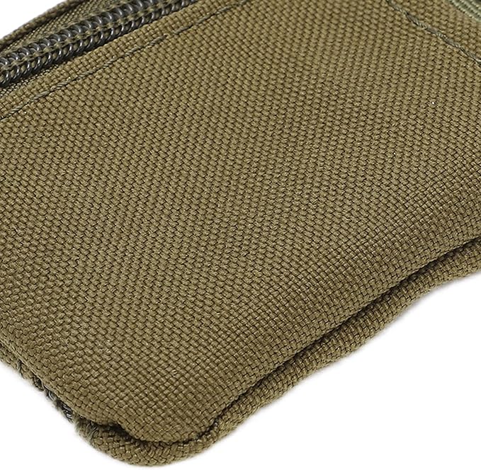 Mini Size EDC Utility Pouch Bags, Molle Pouch with Carabiner, EDC Pocket Organizer, Mini Molle Pouch Wallet for Biking Camping