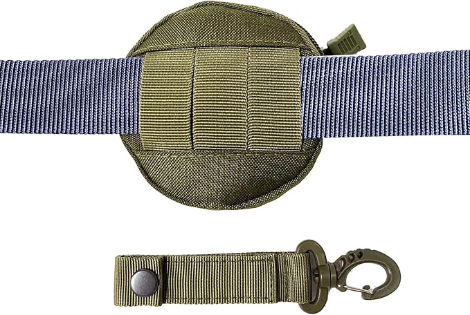 1000D Laser Cut Molle Pouch EDC Pouch Tactical Round Zipper Bag Case Coin Pouches Coin Purse Keychain Little Change Wallet Wireless Headset Pack Gadget Bag