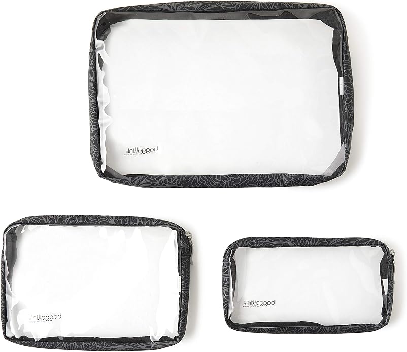 Baggallini Clear Travel Pouches