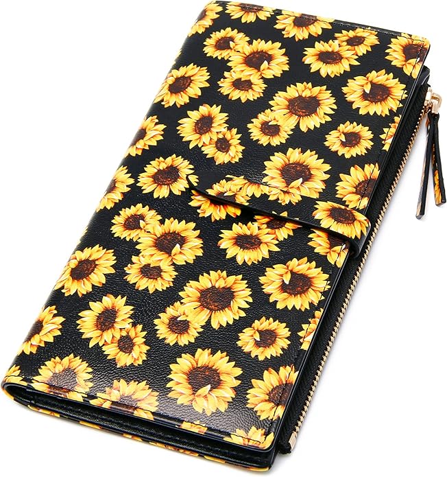 KUKOO Small Crossbody Bag Cell Phone Purse Wallet with Credit Card Slots for Women