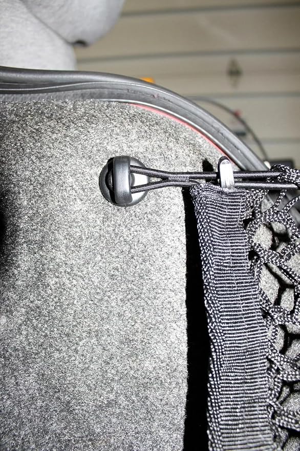 Trunk Organizer Cargo Net for Ford Mustang 1994-2000 – Envelope Style Cargo Net for Coupe – Premium Mesh Elastic Car Trunk Organizer Vehicle Carrier Storage – Compatible with Mustang