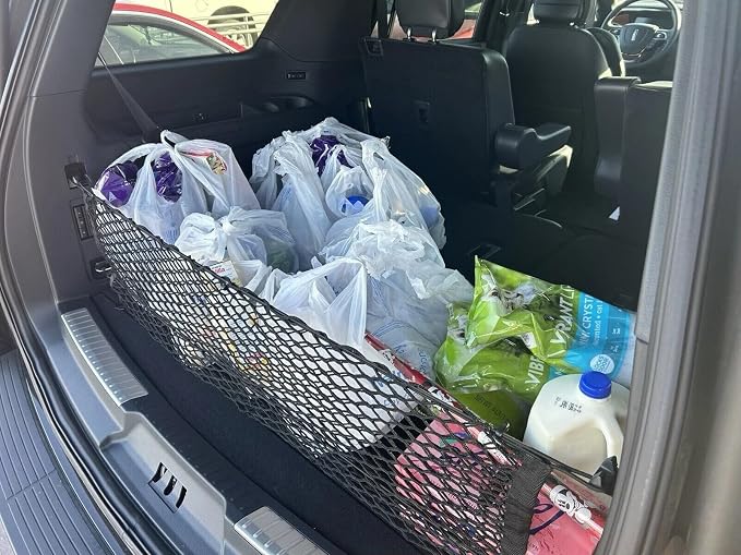 Rear Trunk Organizer Cargo Net for Ford Expedition 2018–2026 – Envelope Style Cargo Net for SUV – Premium Mesh Car Trunk Organizer Vehicle Carrier Storage – Compatible with Expedition