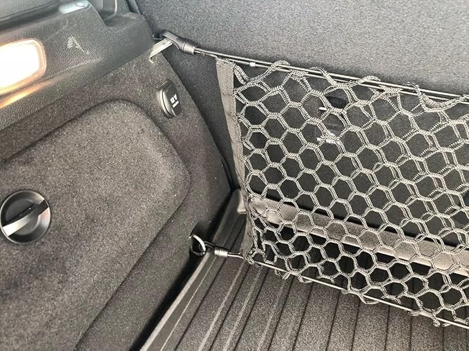 Rear Trunk Organizer Cargo Net for Mercedes-Benz GLA-Class 2014-2025 – Envelope Style Cargo Net for SUV – Premium Mesh Elastic Car Trunk Organizer – Compatible with GLA