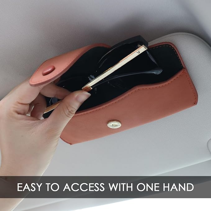 Sunglass Holder for Car Visor Glasses Case Non-Slip Clip Universal for Sunglasses Eyeglasses Car Interior Accessory