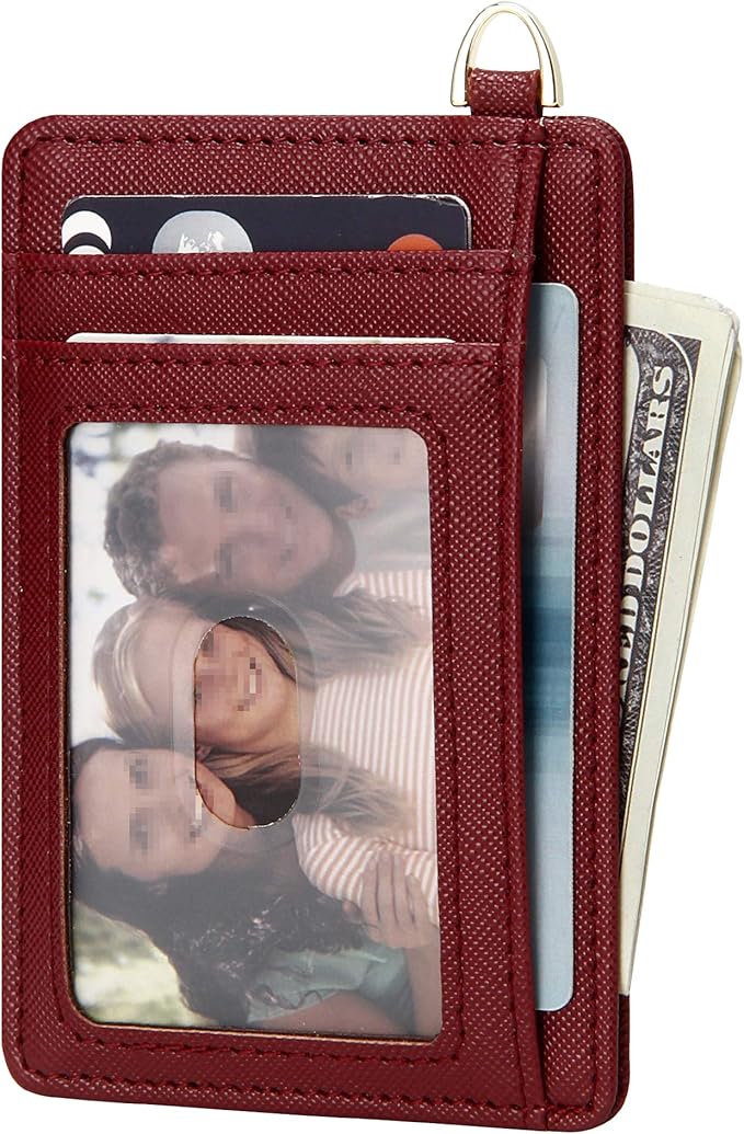 GEEAD Slim Minimalist Front Pocket RFID Blocking Card Holder Wallets for Men & Women