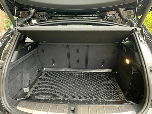 Rear Trunk Organizer Cargo Net for BMW X2 2018-2023 – Floor Style Cargo Net for SUV Truck - Premium Mesh Elastic Car Trunk Organizer Vehicle Carrier Storage – Compatible with BMW X2