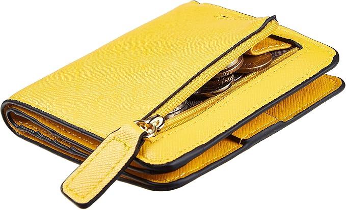 Toughergun Women’s Small Slim Leather Wallet with RFID Protection, Compact Bifold Mini Purse with Clear ID Window