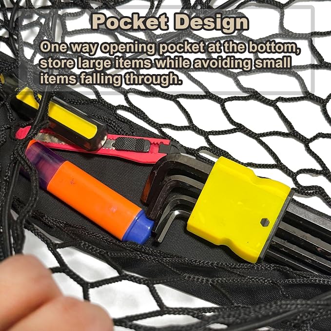 Cargo Net for All-New Toyota RAV4 2026 Accessories Rear Trunk Cargo Net Stretchable Organizer Elastic Mesh Net Compatible with Toyota RAV4 Accessories