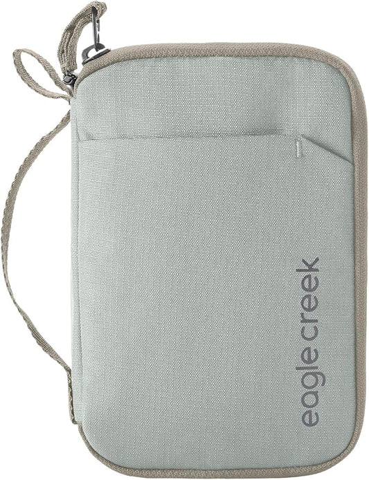 Eagle Creek Stash RFID Passport Wallet – Slim Travel Organizer with RFID Blocking – Secure Storage for Passport, Cards & Cash – Lightweight & Water-Resistant – Unisex – Storm Grey