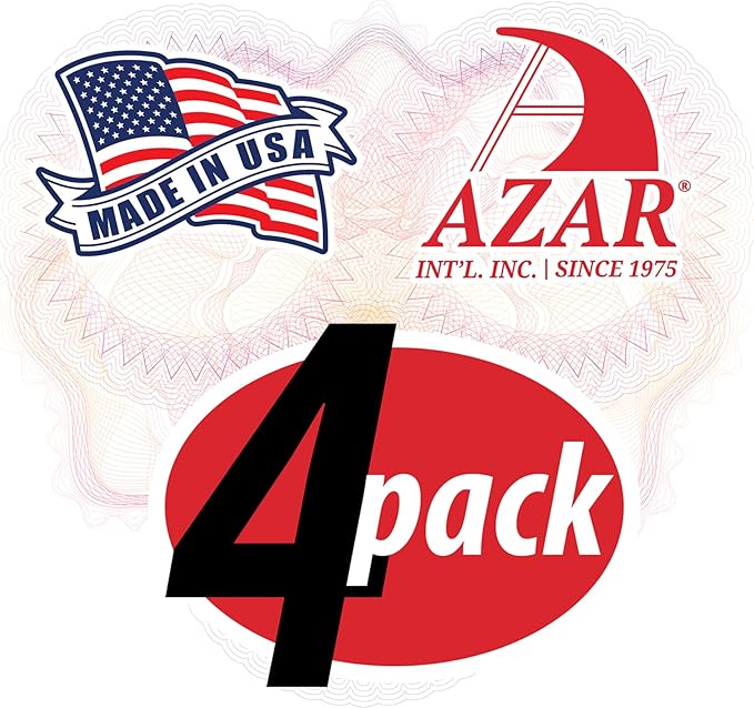 Azar Displays 515318 7.5" Acrylic Square Riser (4 Pack)