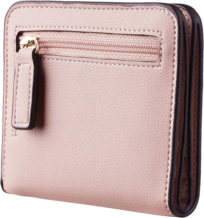 Toughergun Women’s Small Slim Leather Wallet with RFID Protection, Compact Bifold Mini Purse with Clear ID Window