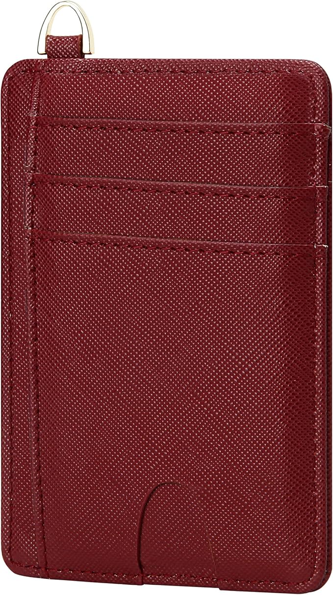 GEEAD Slim Minimalist Front Pocket RFID Blocking Card Holder Wallets for Men & Women