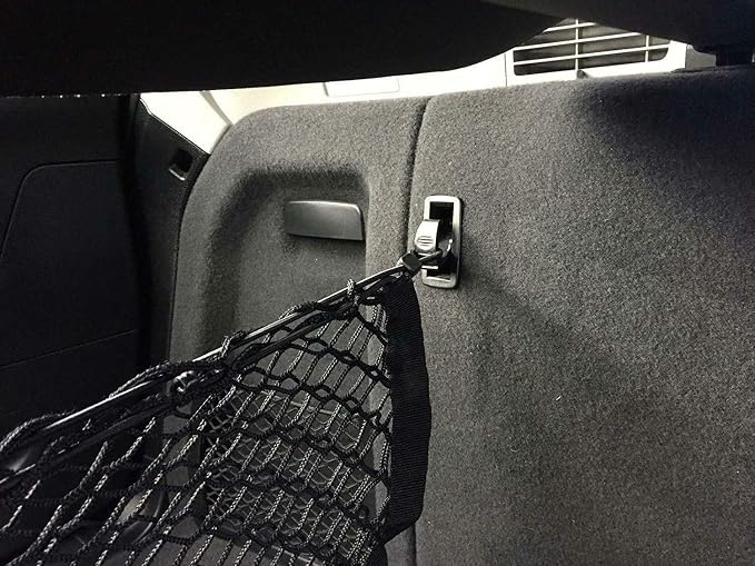 Rear Trunk Organizer Cargo Net for BMW X3 2011-2024 – Envelope Style Cargo Net for SUV – Premium Mesh Elastic Car Trunk Organizer Vehicle Carrier Storage – Compatible with BMW X3