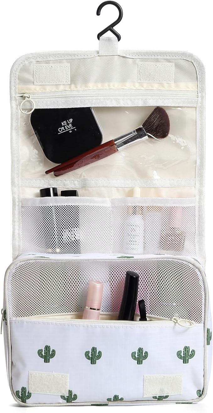 Sechunk Waterproof Travel Toiletry Bags Hanging Multi-function Cosmetic Bag Makeup Bag for Women