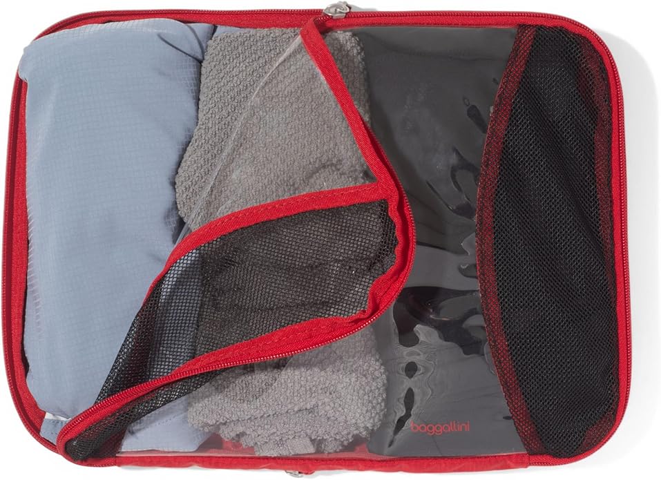 Baggallini Compression Cube 4-piece set - Lightweight Compression Packing Cubes for Travel