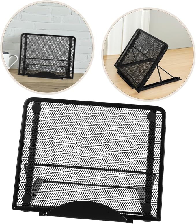 Sewroro Folding Copy Stand Adjustable Laptop Tablet Holder for Artists Cooling Design and Portable