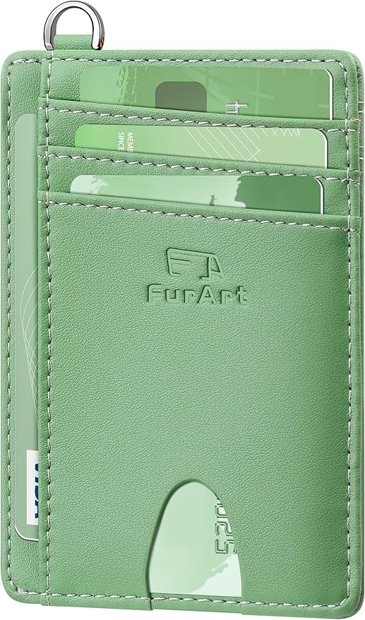 FurArt Slim Minimalist Wallet, Front Pocket Wallets, RFID Blocking, Credit Card Holder for Men