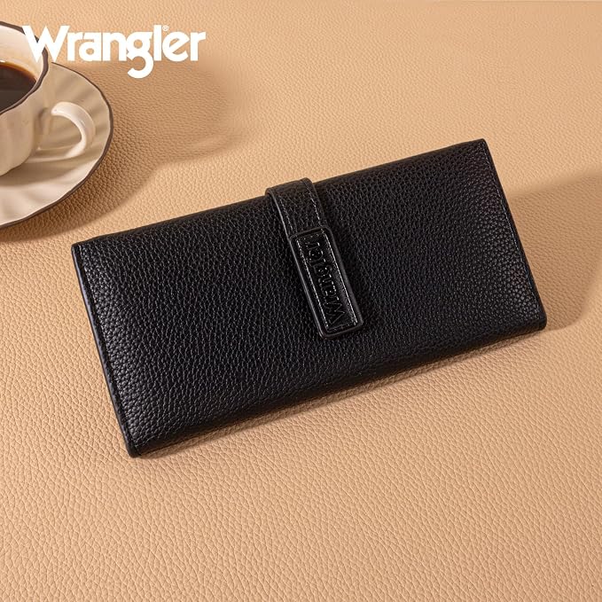Montana West X Wrangler Wallets Women RFID Blocking Bifold Wallets, Card Cases & Money Organizers Clutch Wallet