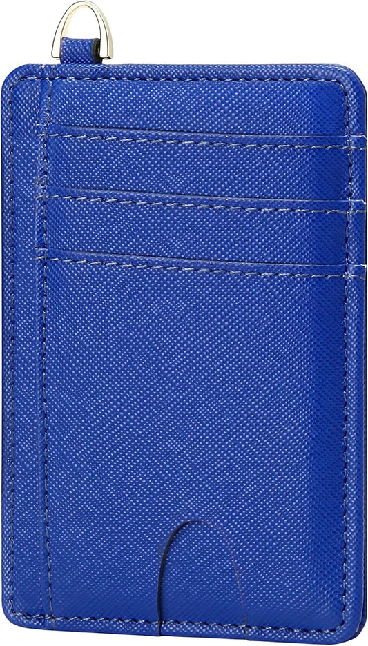 GEEAD Slim Minimalist Front Pocket RFID Blocking Card Holder Wallets for Men & Women