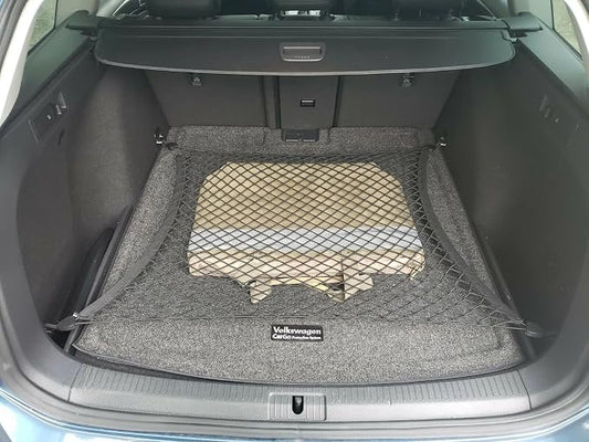 Trunk Organizer Cargo Net for Volkswagen ID.4 2021-2025 – Floor Style Cargo Net for SUV Truck – Premium Mesh Car Trunk Organizer Vehicle Carrier Storage – Compatible with VW ID.4