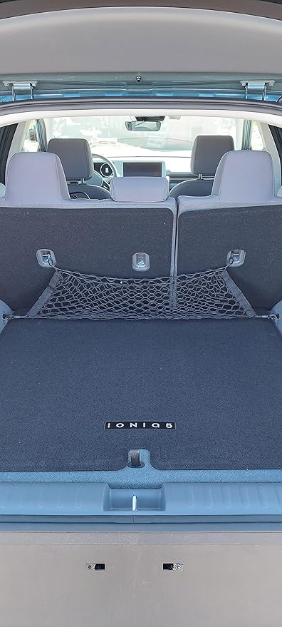 Envelope Style Automotive Elastic Trunk Mesh Cargo Net for Hyundai Ioniq 5 2022-2026 - Premium Trunk Organizer and Storage - Luggage Net for Crossover - Best Car Organizer for Hyundai Ioniq 5