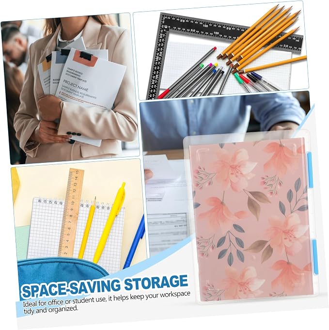 4pcs Transparent File Storage Boxes with Lids Clear Desktop Organizer for Office and Student Paper Document Storage Stackable Plastic Letter Case for Scrapbooking and Desk Supplies