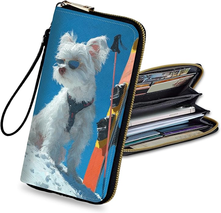 Wristlet Wallet for Women, RFID Blocking Phone Wallet, Large Capacity Zip Around Clutch, Fits iPhone 15 Pro Max, Travel Organizer Purse