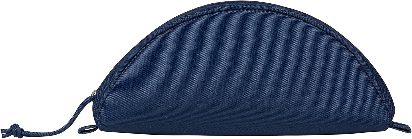 JanSport Luna Blue Compact Minimalist Semicircular Pouch