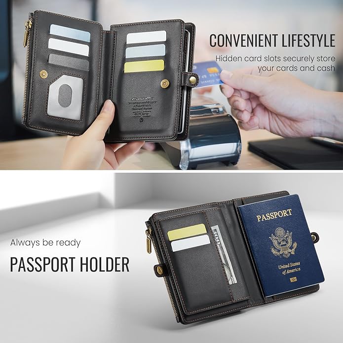 Passport Holder Wallet Bag with Holder