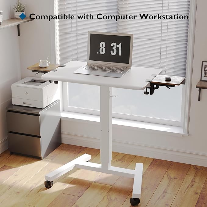 BONTEC Ergonomic Desk Extender Tray, 9.5"x9.1" Table Mount Arm Wrist Rest Shelf, 90° Foldable Elbow Support, Clamp on Computer Arm Rest for Desk, Office & Home Use, Durable & Easy to Install