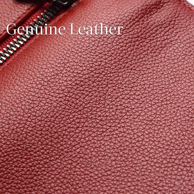 Bveyzi Ultra Slim Thin Leather RFID Blocking Credit Card Holder Bifold Clutch Wallets for Women