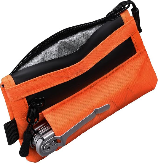 EDC Pouch RFID Blocking Tactical Zipper Wallet, Waterproof Wallet for Men (Holds 1–12 Cards)