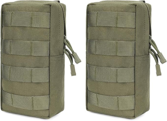 TRIWONDER Tactical Cigarette Pouch Molle Small Military Bag Battery Cigarette Case EDC Utility Card Holder Lighter Slot Mini Cigar Waist Pack