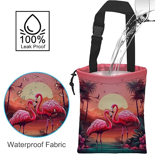 Car Trash Can Waterproof Garbage Bag Hanging for Car Back Seat