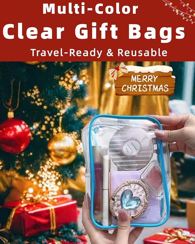 Packing Cubes 1 Quart Size Travel Bag TSA Approved Toiletry Bag Clear Small Purse Pouch International Long Flight Must Haves for Toiletries Makeup Liquids Airplane Europe Vacation Essentials