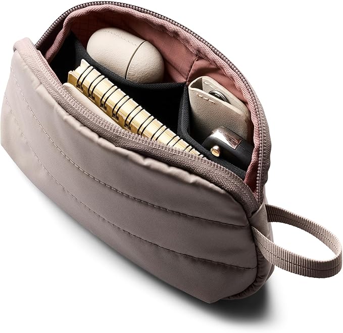 Bellroy Laneway Daily Pouch (Organizer Pouch for Everyday or Travel, with Internal Organization) - Fawn