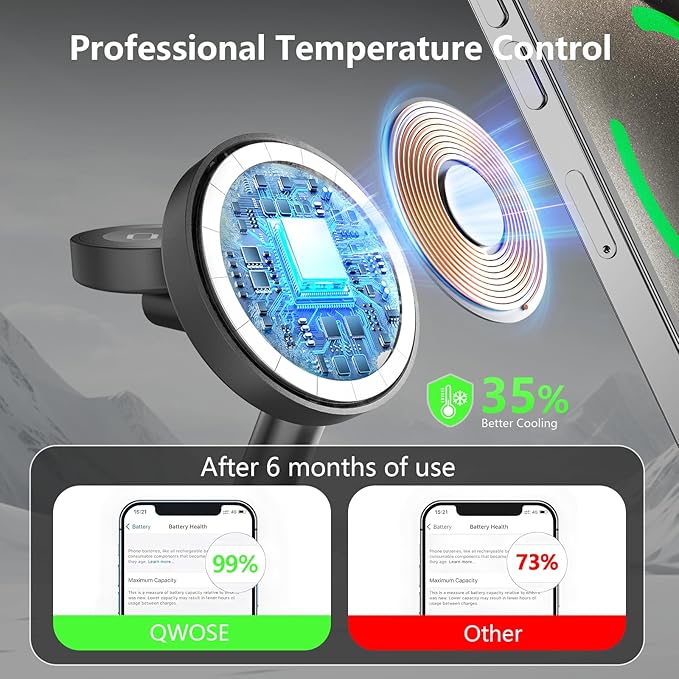 2026 3 in 1 Charging Station for Apple iPhone AirPods Watch with Mag-Safe Charger Wireless Charger Stand for iPhone 17 16 15 14 13 12 Series AirPods iWatch Series - Gifts for Wife & Husband