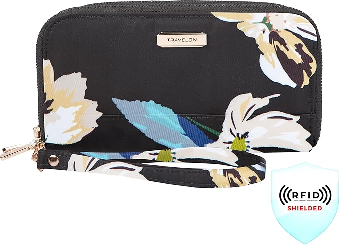Travelon RFID Blocking Double Zip Wallet