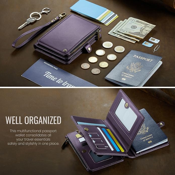 Passport Holder Wallet Bag with Holder
