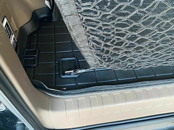 Rear Trunk Organizer Cargo Net for Lexus GX460 2010-2023 – Envelope Style Cargo Net for SUV – Premium Mesh Elastic Car Trunk Organizer Vehicle Carrier Storage – Compatible with GX460