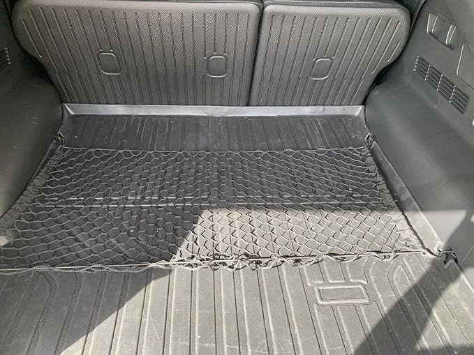 Rear Trunk Organizer Cargo Net for Kia EV6 2022-2025 – Floor Style Cargo Net for SUV Truck – Premium Mesh Elastic Car Trunk Organizer Vehicle Carrier Storage – Compatible with EV6