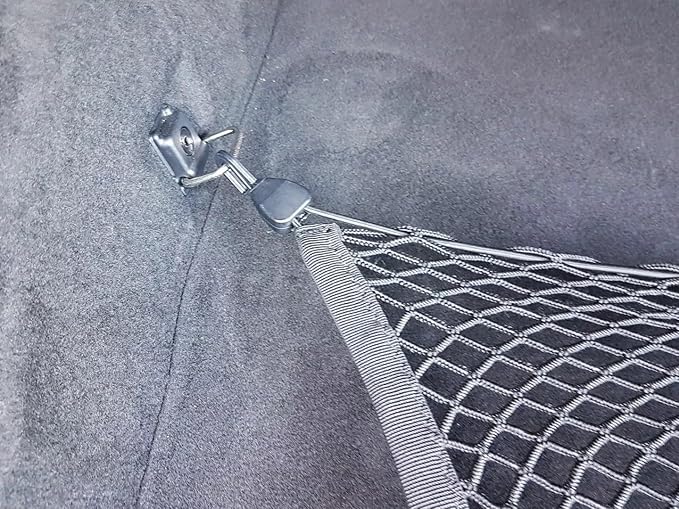 Rear Trunk Organizer Cargo Net for BMW Z4 2019-2026 – Floor Style Cargo Net for Convertibe – Premium Mesh Elastic Car Trunk Organizer Vehicle Carrier Storage – Compatible with Z4