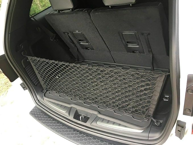 Trunk Organizer Cargo Net for Dodge Durango 2011–2025 – Envelope Style Cargo Net for SUV – Premium Mesh Elastic Car Trunk Organizer Vehicle Carrier Storage – Compatible with Durango