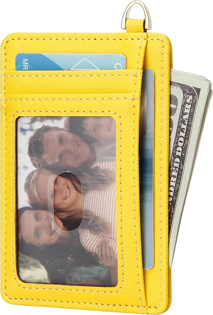 GEEAD Slim Minimalist Front Pocket RFID Blocking Card Holder Wallets for Men & Women