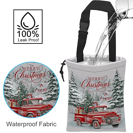 Car Garbage Bag Hanging Car Trash Can for Back Seat with Drawstring
