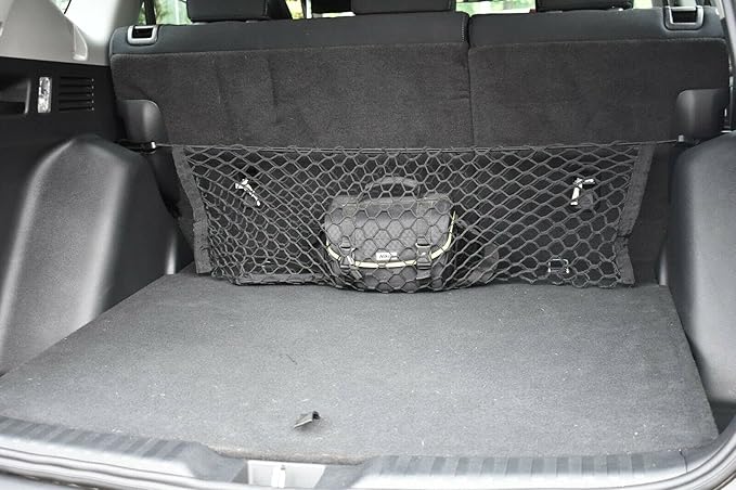 Trunk Rear Seats Organizer Cargo Net for Honda CR-V 2017-2022 - Envelope Style Cargo Net for SUV - Premium Mesh Car Trunk Organizer Vehicle Carrier Storage–Compatible with CR-V