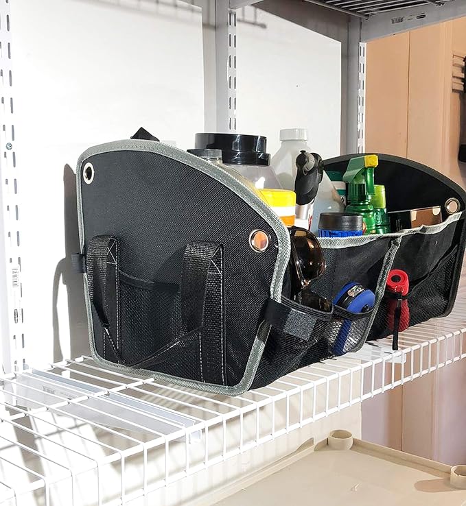 DG Trunk Organizer Cargo Storage for Car SUV Collapsible Portable with Strap Handles